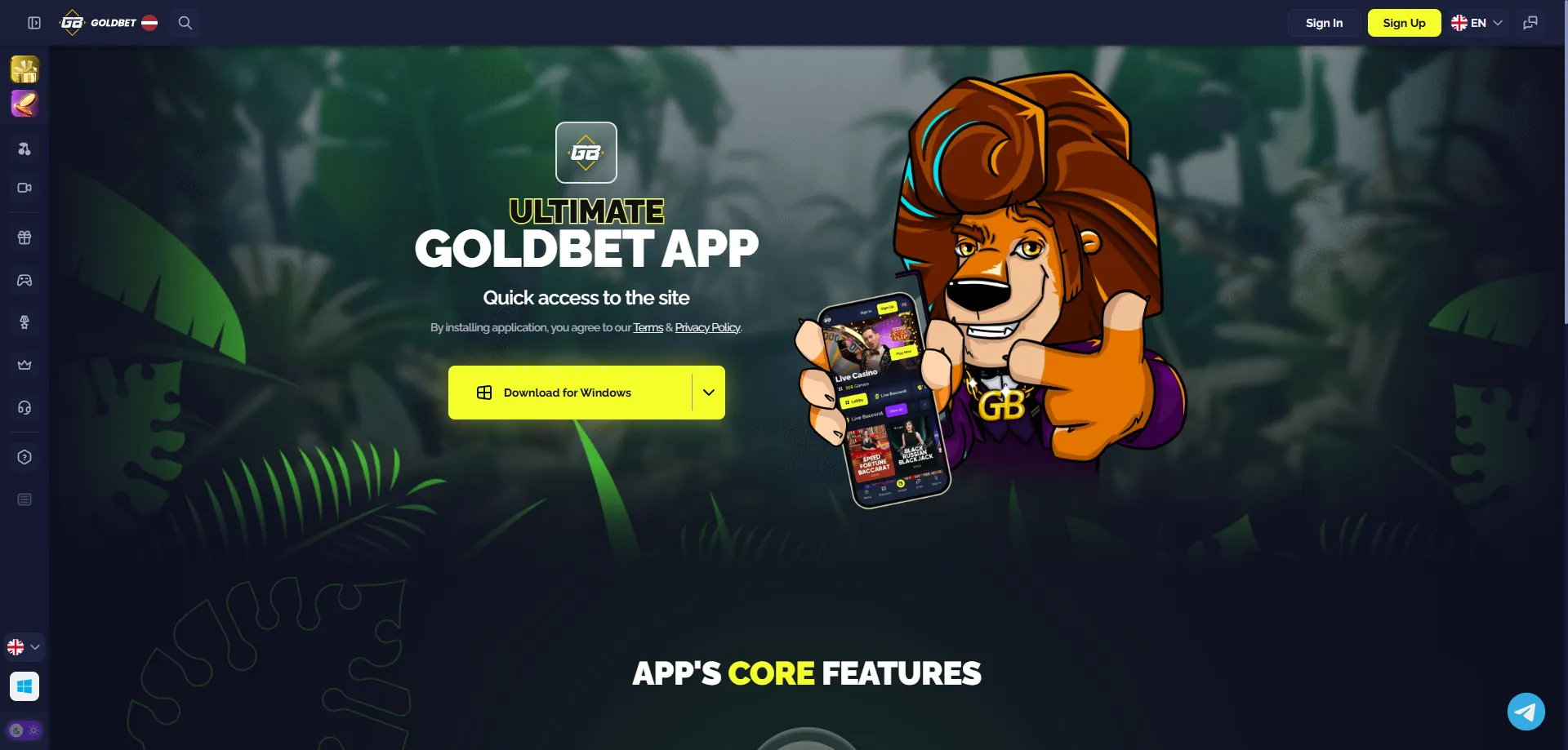 Goldbet Casino мобилно приложение – PWA за Android и iOS