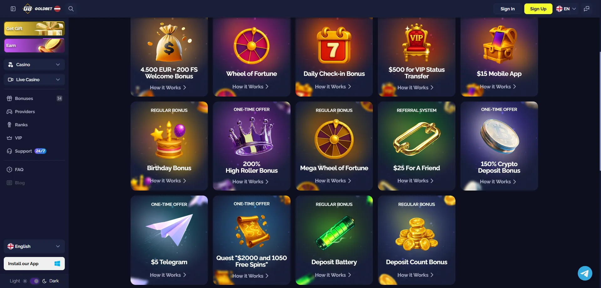Goldbet Casino бонус оферти – велкъм пакет и промоции за България